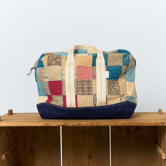 "TLOOP" Vintage American Quilt Travel Bag