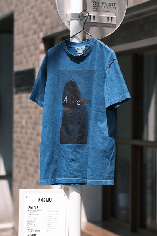 Anarchism T-shirt Botanical Over-Dyed Indigo Edition