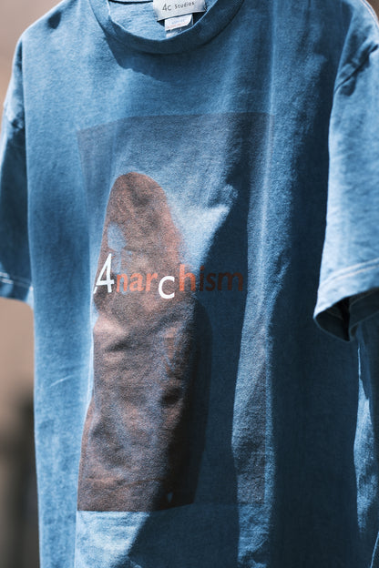 Anarchism T-shirt Botanical Over-Dyed Indigo Edition