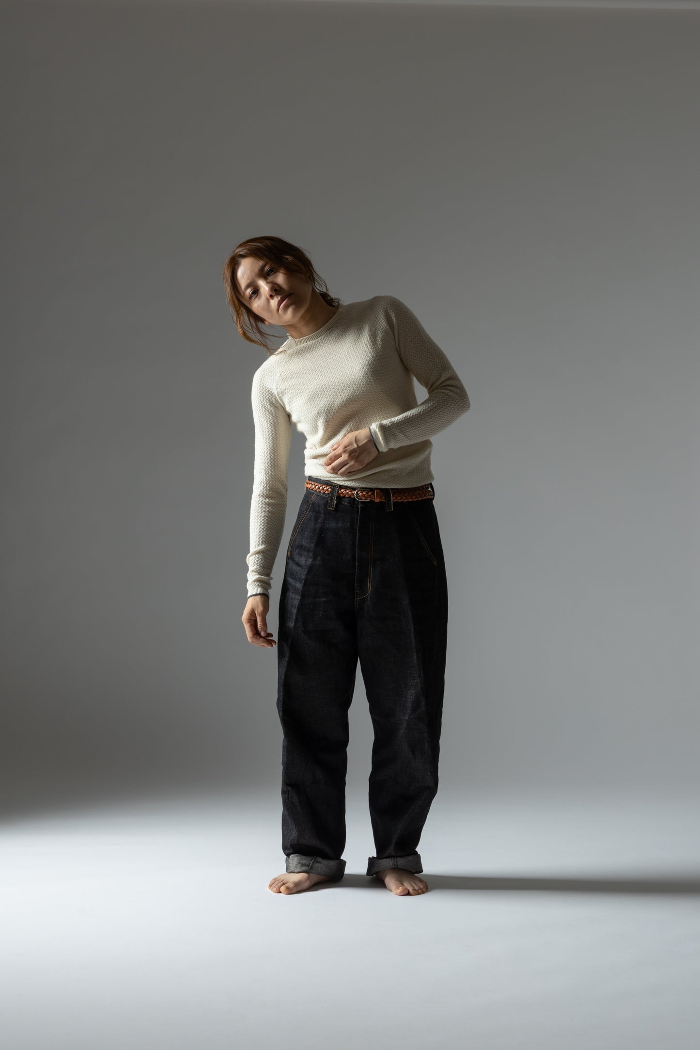 Type-3/ Okayama Cotton Linen Denim Black ※受注生産商品