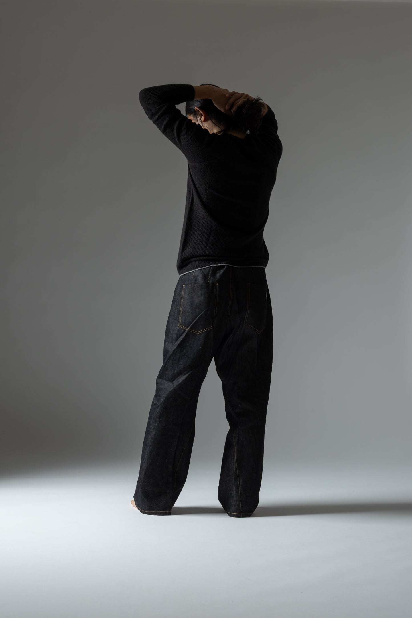 Type-3/ Okayama Cotton Linen Denim Black ※受注生産商品
