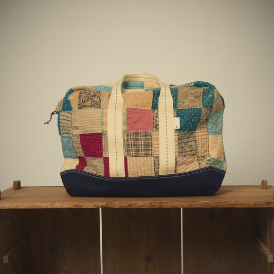 "TLOOP" Vintage American Quilt Travel Bag